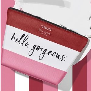 Clinique by Kate spade cosmetic bag